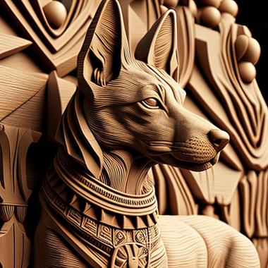 3D model Pharaoh s dog (STL)